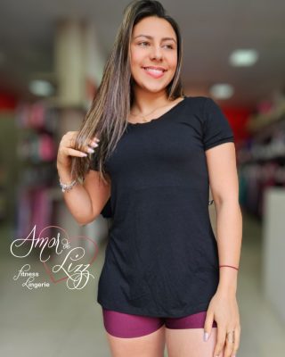 Blusa Vestlegging de malha