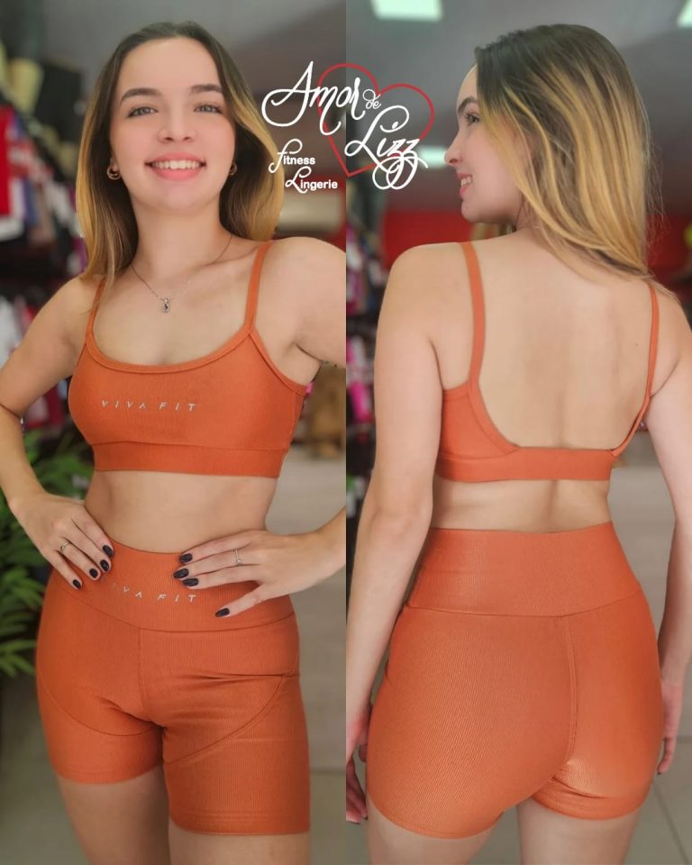 Conjunto Micro Canelado Caramelo