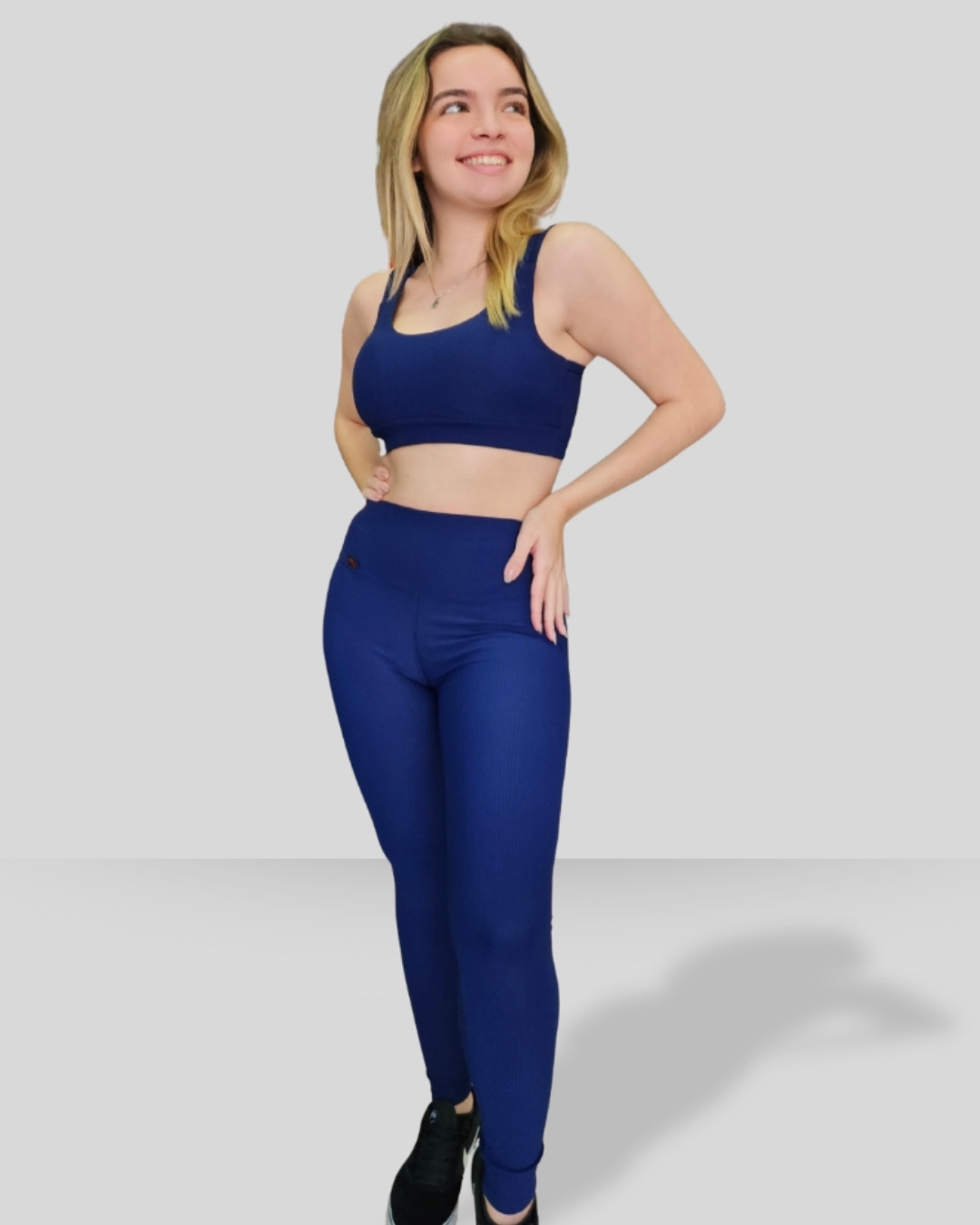 Legging Canelado Black-out