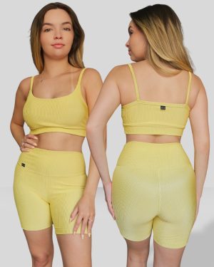 Alternative view of Meia Coxa Canelado Black-out New York