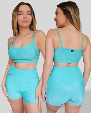 Alternative view of Shorts Canelado Black-out New York