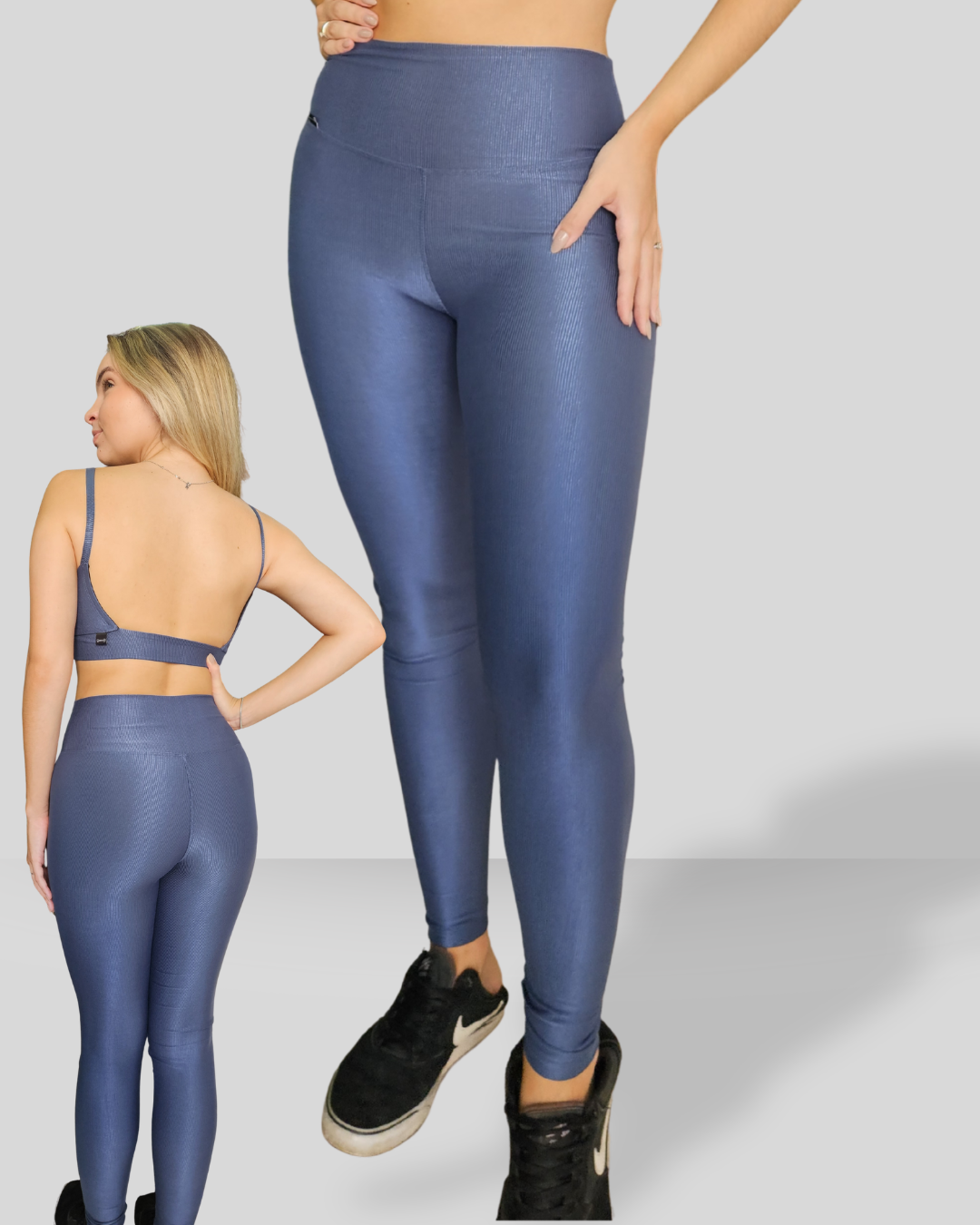 Legging em Poliamida Microcanelada - Imagem 2