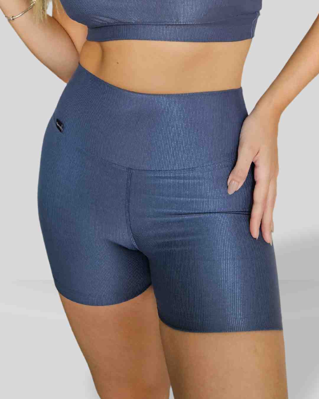 Shorts em Poliamida Microcanelado - Imagem 3