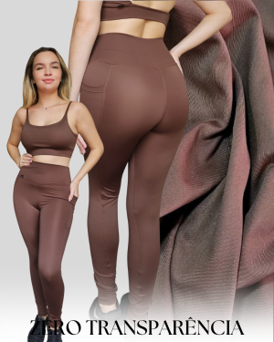 Legging Lisa Adaptive Marrom