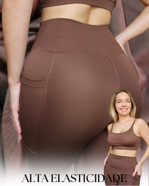 Alternative view of Legging Lisa Adaptive Marrom