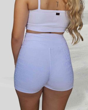 Shorts Jacquard Lux Branco