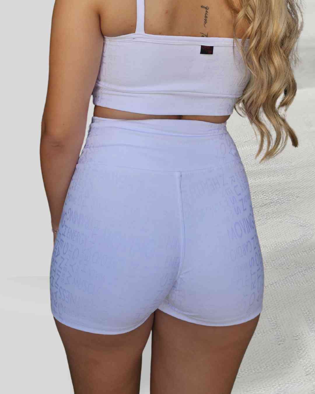 Shorts Jacquard Lux Branco