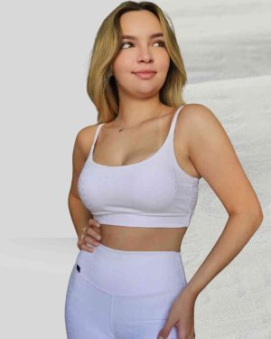 Top Jacquard Lux branco