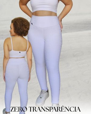 Legging Texturizado Branca