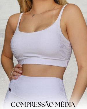 Alternative view of Top Texturizado branco