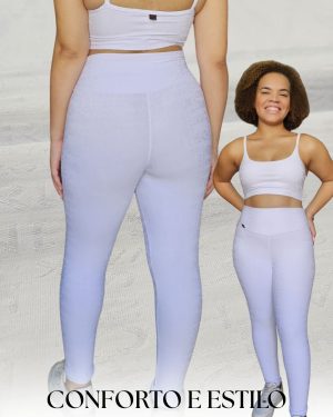 Alternative view of Legging Texturizado Branca