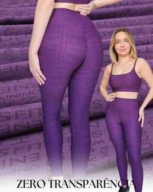 Legging Texturizado Roxo