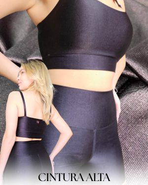 Alternative view of Shorts Microcanelado Power Preto