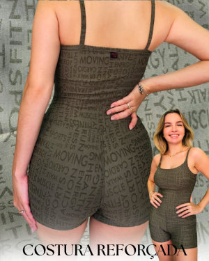 Alternative view of Macaquinho Texturizado Verde