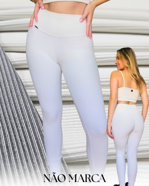 Alternative view of Legging Canelado Off White