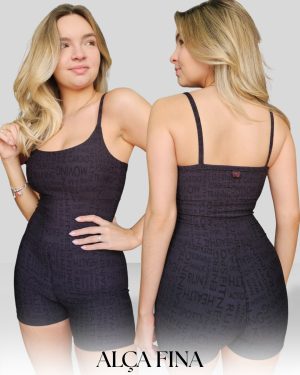 Alternative view of Macaquinho Texturizado Preto