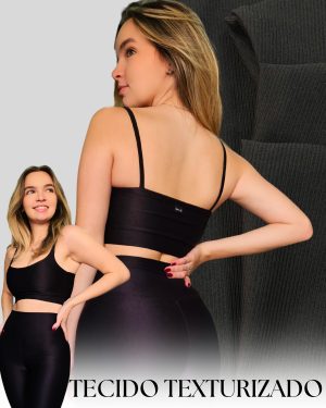 Alternative view of Top Microcanelado Preto