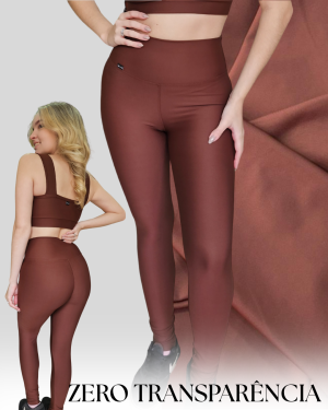 Legging Lisa Marrom Ganache
