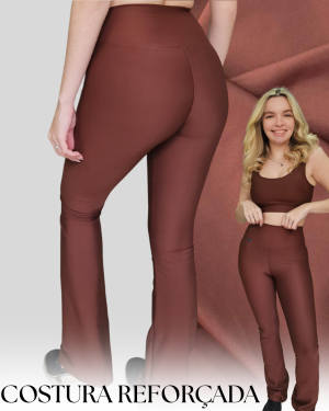 Alternative view of Legging Flare Marrom Ganache