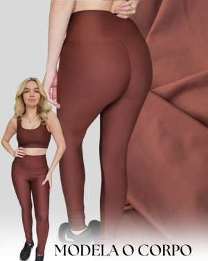 Alternative view of Legging Lisa Marrom Ganache