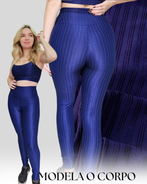 Alternative view of Legging Texturizada com Brilho