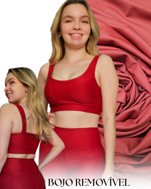 Alternative view of Top Liso Vermelho
