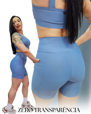 Alternative view of Meia coxa com Bolso em Poliamida Aerobic Power